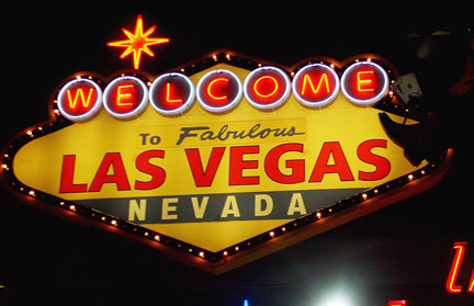 vegas sign. Welcome to Vegas sign